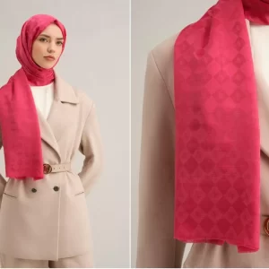 Armine Elegance İpek Pamuk Monogram Şal